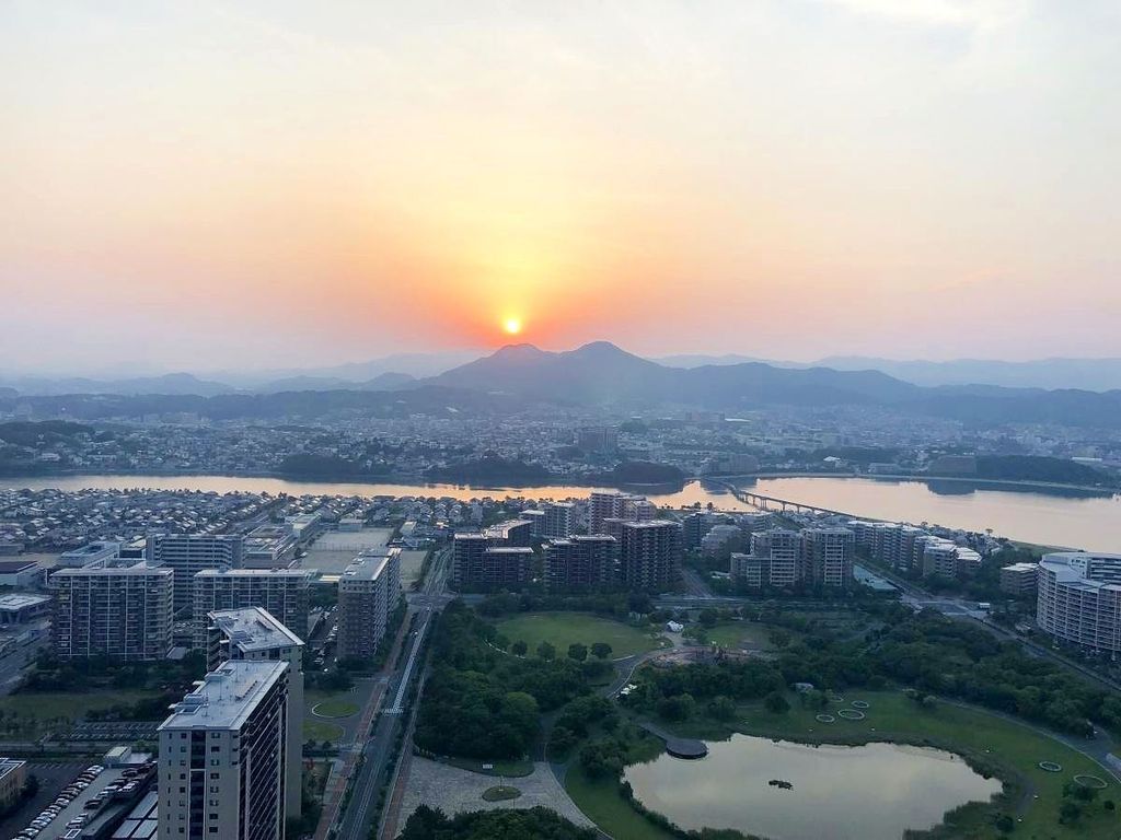 【福岡市東区香椎照葉のマンションの眺望】