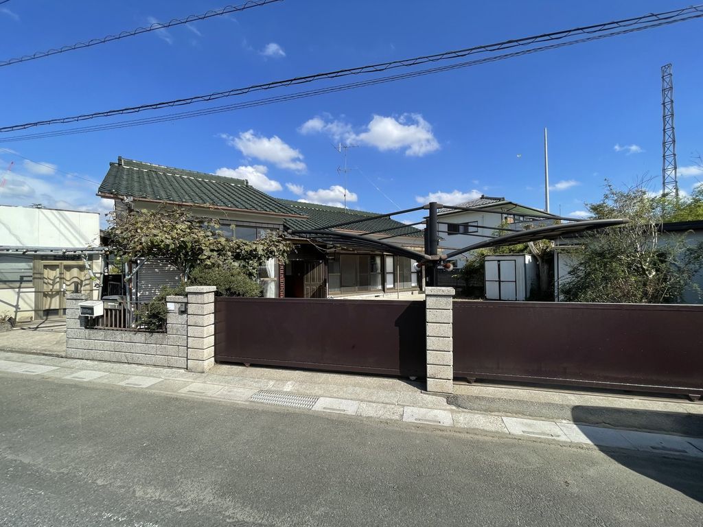 手島平屋戸建の建物外観