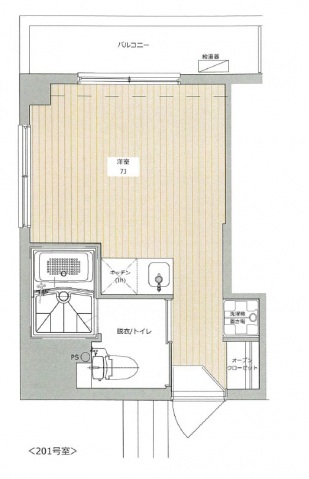 広島市中区住吉町のマンションの間取り