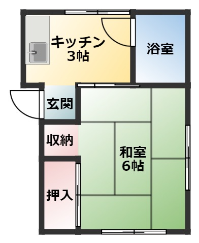 フォンテーヌ駅南の間取り