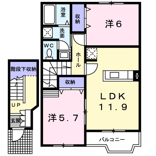 レフィナードIの間取り