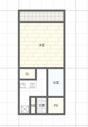 姫路市飾磨区鎌倉町のマンションの間取り