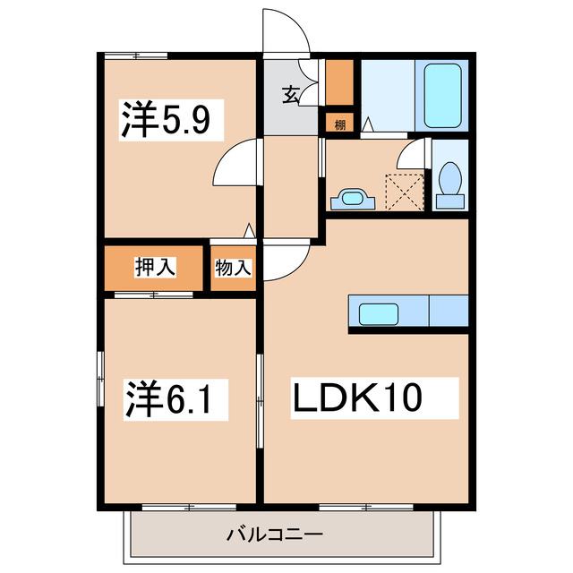 メガプラッツの間取り