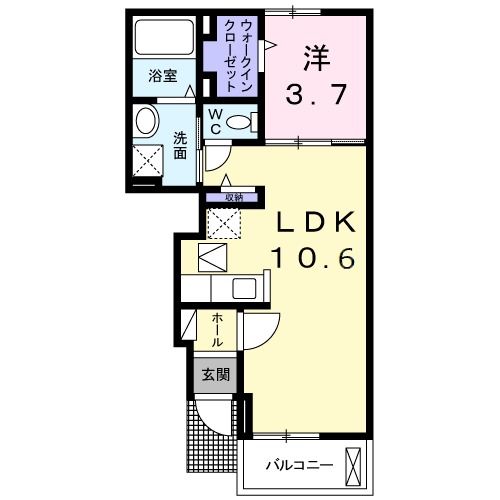 アベニール２番館の間取り