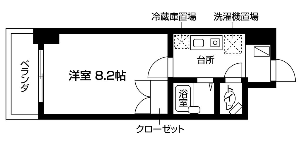 エル・セレーノ近大前の間取り