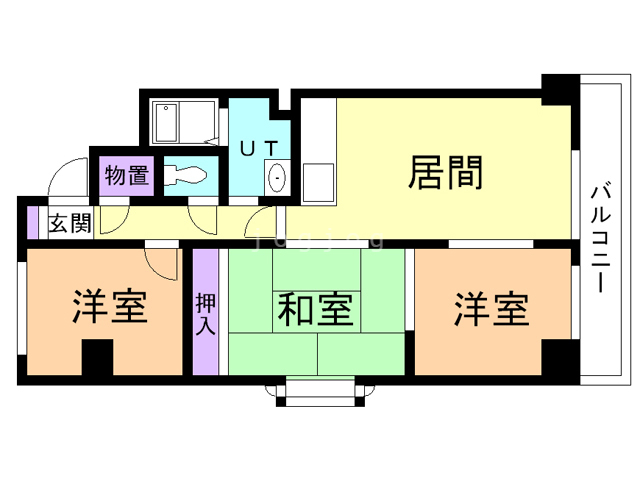 カーサ四ノ宮の間取り