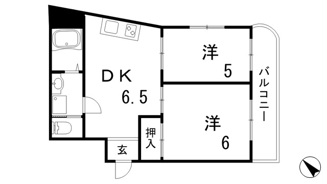 サンビルダー三宮の間取り