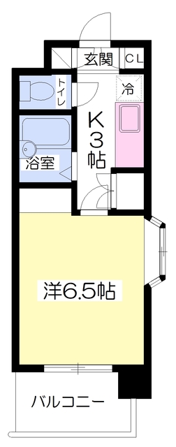 伊予市灘町のマンションの間取り