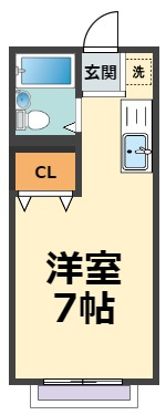 エステートピア武庫川の間取り