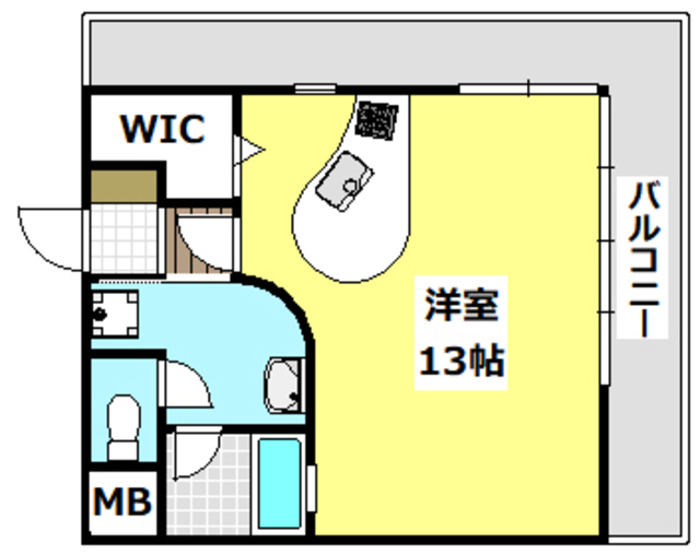 茨木市彩都あさぎのマンションの間取り