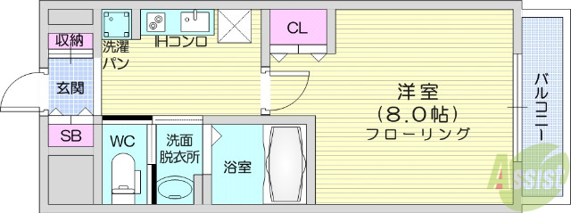 フォレスト・ヒル仙台青葉の間取り