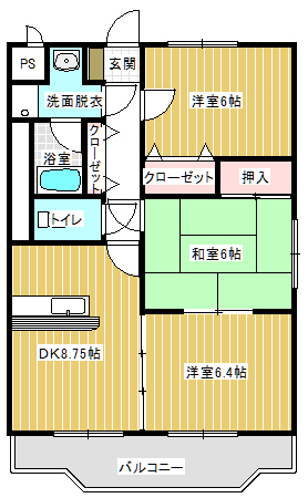 サンライズプレオの間取り