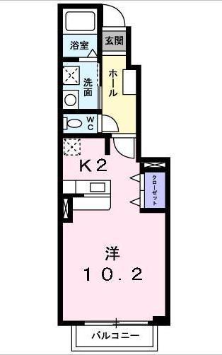 ［大東建託］シャトレ　シエルIの間取り