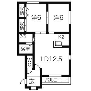 ヴィクトリー新川の間取り