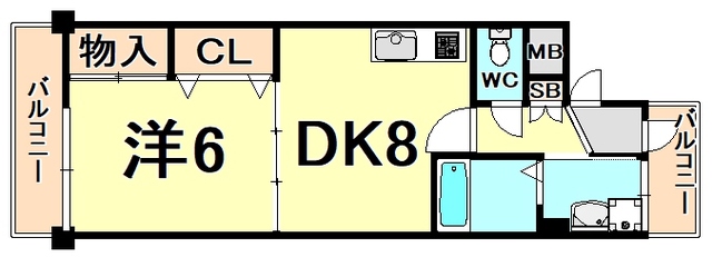 第二中村マンションの間取り