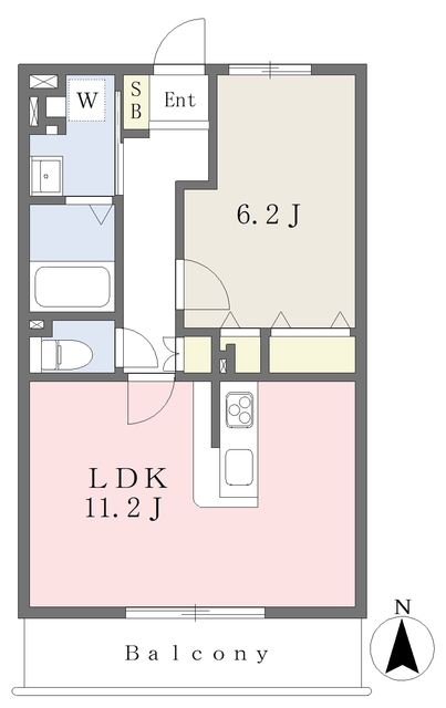 【弥藤参番館の間取り】