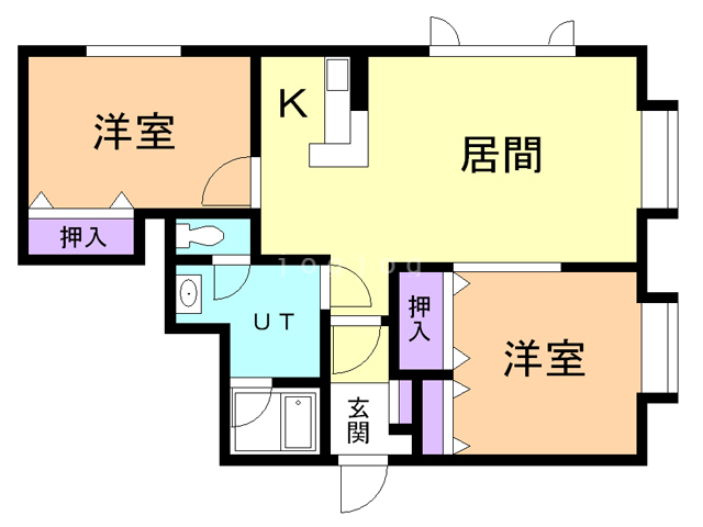 【庄子コーポIIの間取り】