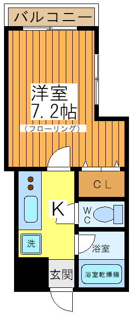 世田谷区千歳台のマンションの間取り