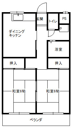 シャインハイツヨシザワIIの間取り