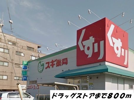 ドラックストア　スギ薬局（ドラッグストア）まで800m