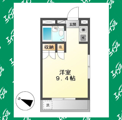 シャルム大堀の間取り