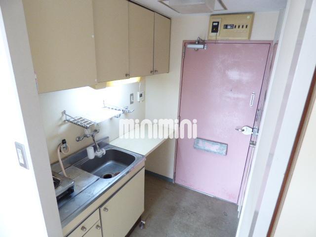 キッチン　１口ガスコンロがあります