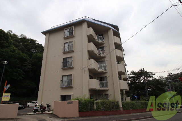 建物外観　灘区一王山町「レック六甲マンション」