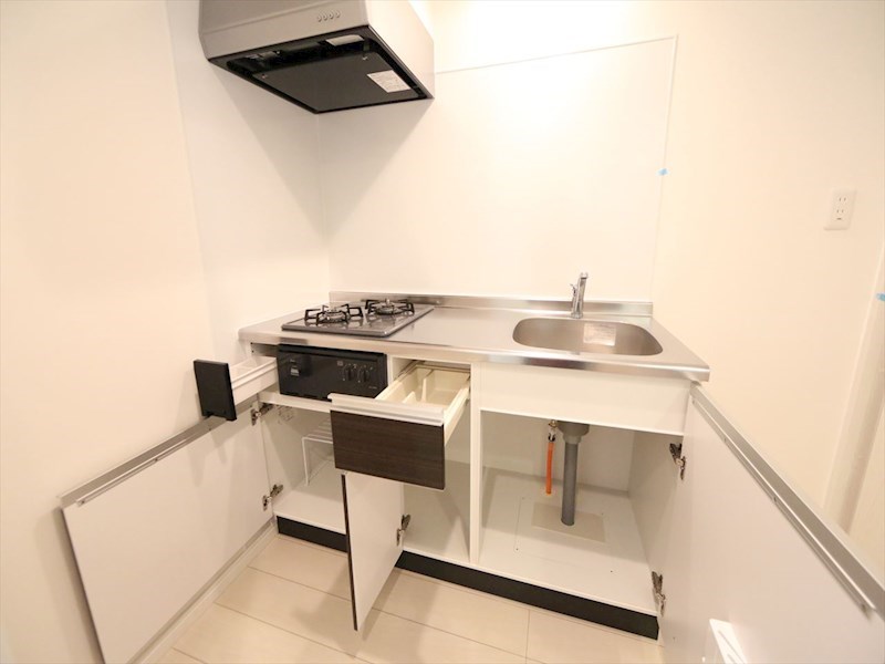 キッチン　システムキッチン（ガス2口コンロ付）　同仕様写真