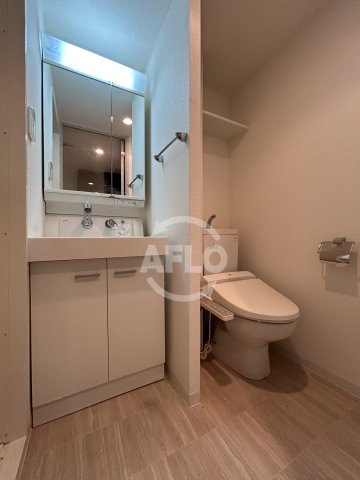 洗面設備　アクロス福島アーバンヒルズ　洗面所