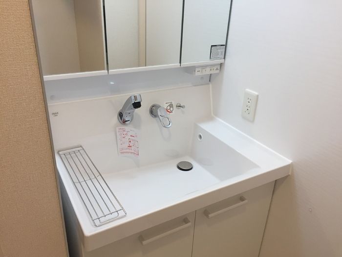 洗面設備　同社施工イメージ