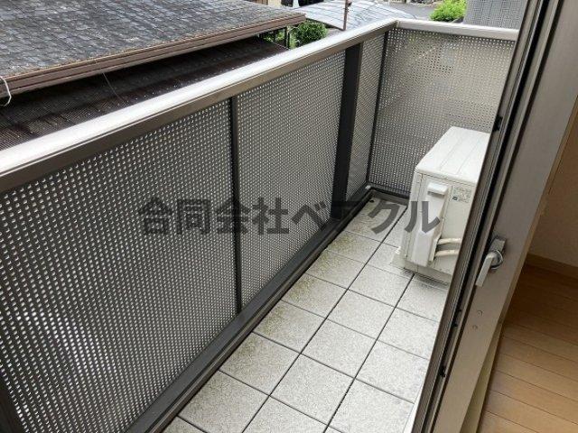 バルコニー　広々としたバルコニーです