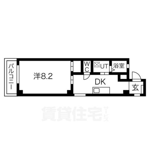 アパートメント膳所の間取り写真