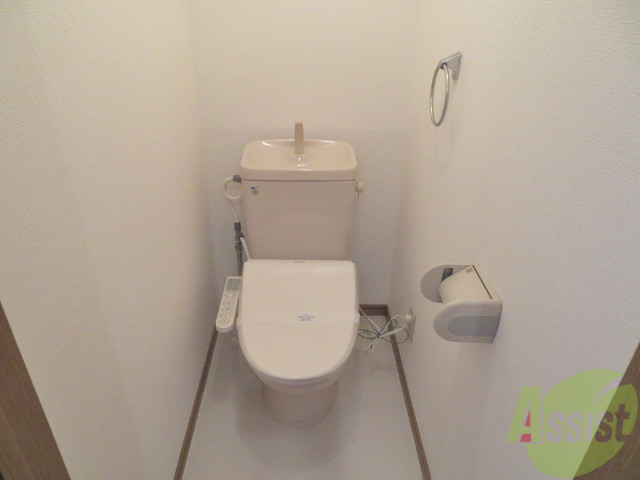 トイレ　こちらトイレの撮影を致しました。清潔感がありますね。