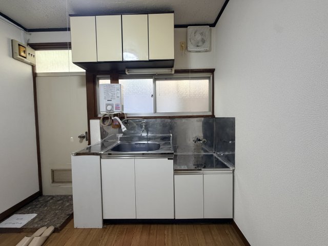 キッチン　ガスコンロ設置可のキッチン