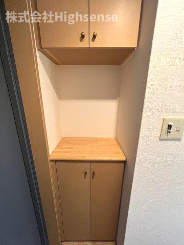 収納　収納のためのスペースです