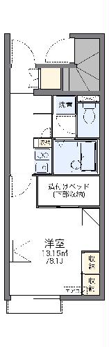 レオパレス藤の木IIの間取り