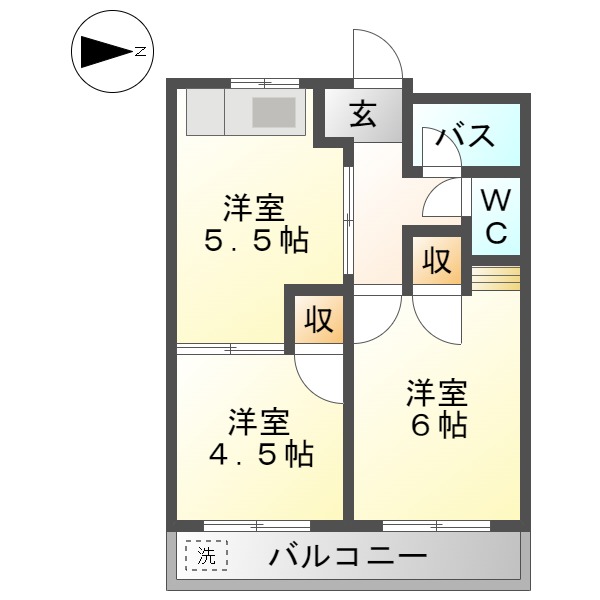 ピアリー琴が丘の間取り