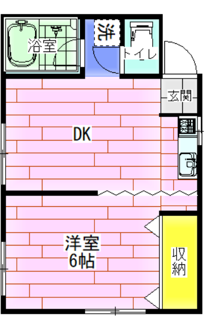 若葉荘の間取り