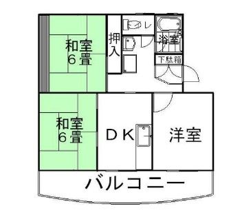 道原マンションの間取り