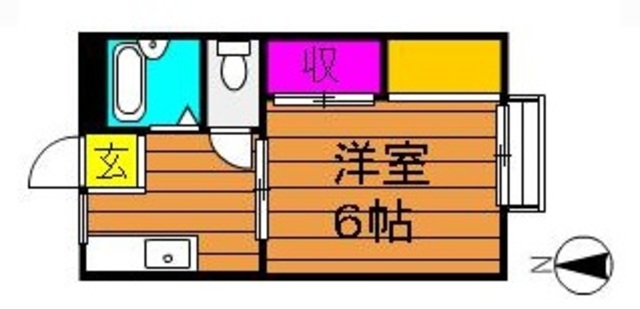 岡山県総社市中央６（アパート）の賃貸物件の間取り
