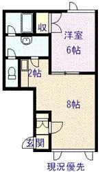 ハイエスト６条の間取り