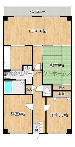 PHOENIX COURT 交野Iの間取り