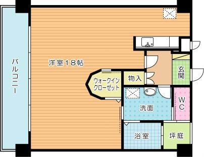 サンシャイン妙見表参道の間取り