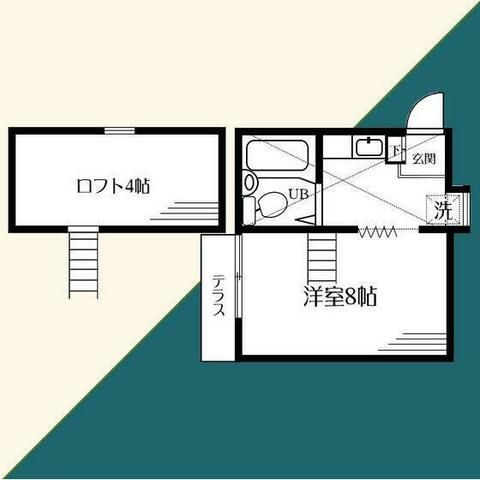神奈川県平塚市御殿３（アパート）の賃貸物件の間取り
