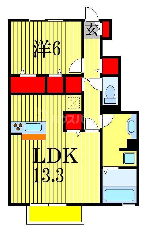 グランメール輝の間取り