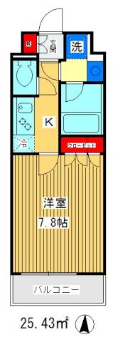 東京都板橋区徳丸３（マンション）の賃貸物件の間取り
