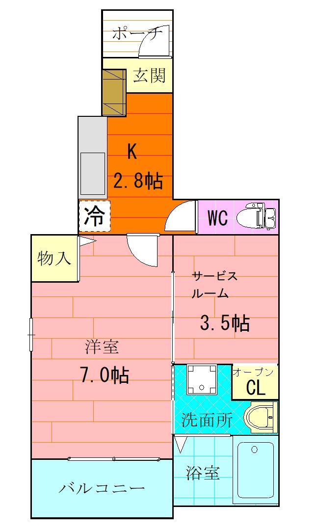 モデッサ８０の間取り