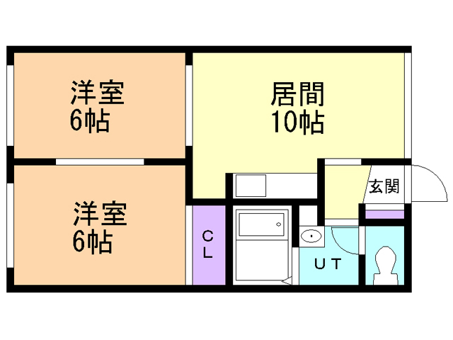 美紀ハイツの間取り