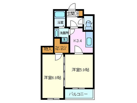 グランエールの間取り