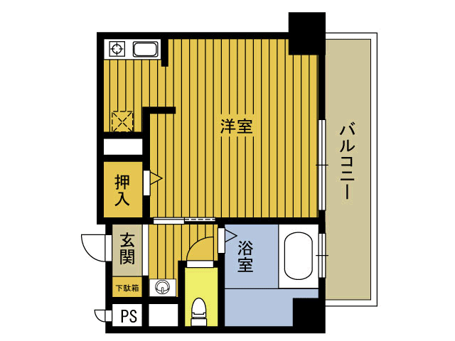 ラポート別府若草７０１の間取り